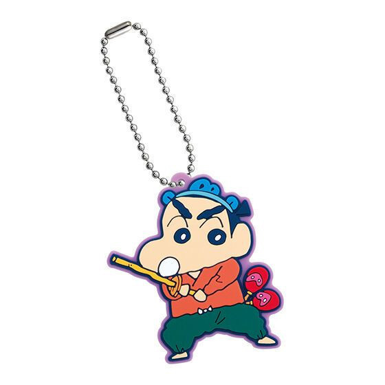 2A347『現貨』蠟筆小新x三麗鷗軟膠吊飾 BANDAI 扭蛋 轉蛋 