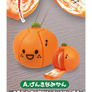 5A544『現貨』捏捏插畫橘子吊飾   ToysSpirits   扭蛋   轉蛋 