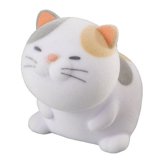 2A295『現貨』Q彈饅頭植絨貓貓 BANDAI 扭蛋 轉蛋 