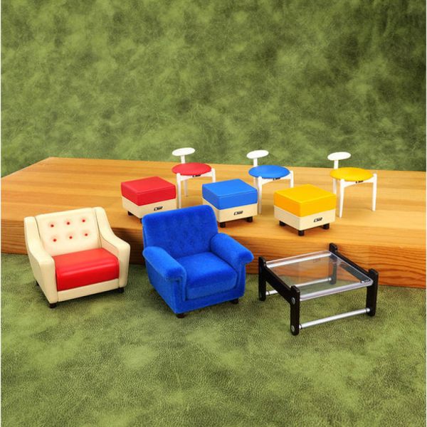 2A102『現貨』KARIMOKU復古家具模型P3 Kenelephant 扭蛋 轉蛋 