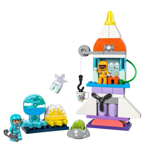 『現貨』LEGO 10422 DUPLO-三合一太空梭歷險 盒組 