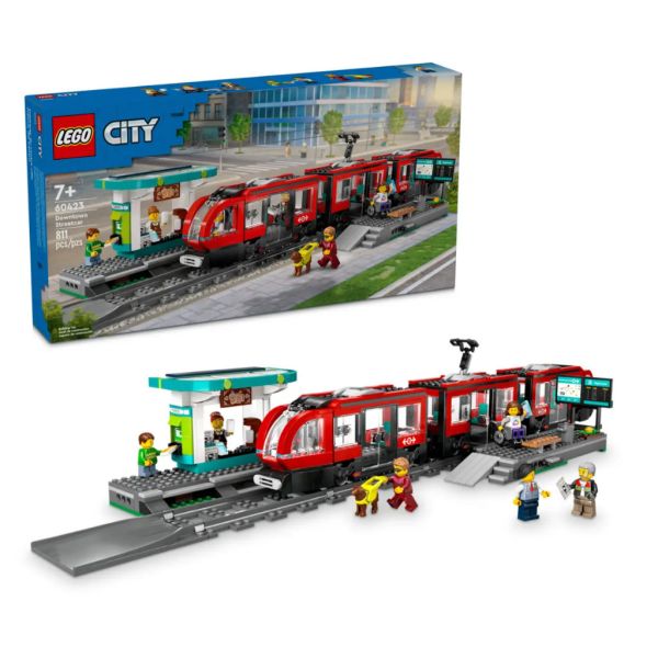 『現貨』LEGO 60423 City-市區路面電車和車站 盒組 