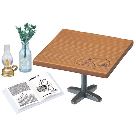 R57『現貨』史努比書房咖啡場景組 RE-MENT 盒玩 