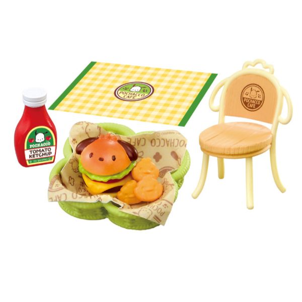 R222『現貨』稍微繞道的帕恰狗咖啡場景組 RE-MENT 盒玩 