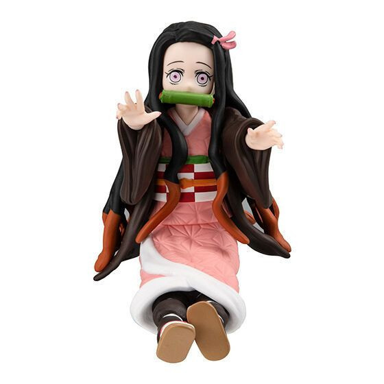 2A907『現貨』鬼滅之刃人物坐姿公仔 彌豆子&善逸 BANDAI 扭蛋 轉蛋 