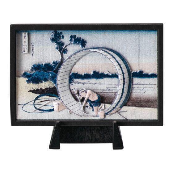 5A910『現貨』 葛飾北齋3D畫作擺飾   BANDAI  扭蛋   轉蛋 