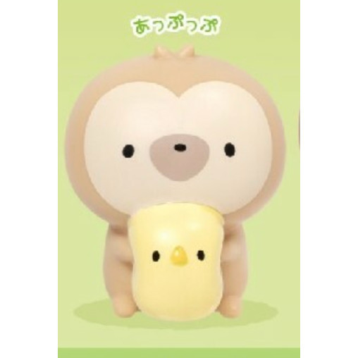 2A559『現貨』只是一隻樹懶公仔-跟小雞一起 Heart One 扭蛋 轉蛋 