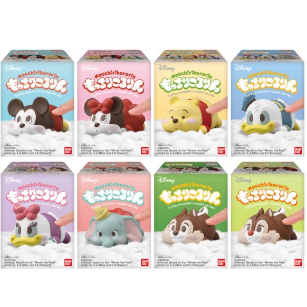 R197『現貨』日版 迪士尼角色圓圓趴趴公仔 bandai 食玩 盒玩 