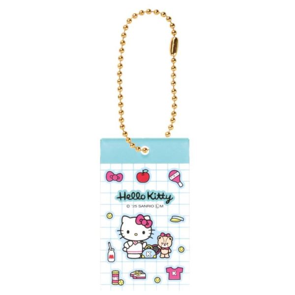 5A431『現貨』Hello Kitty貼紙風壓克力吊飾    KOROKORO   扭蛋   轉蛋 