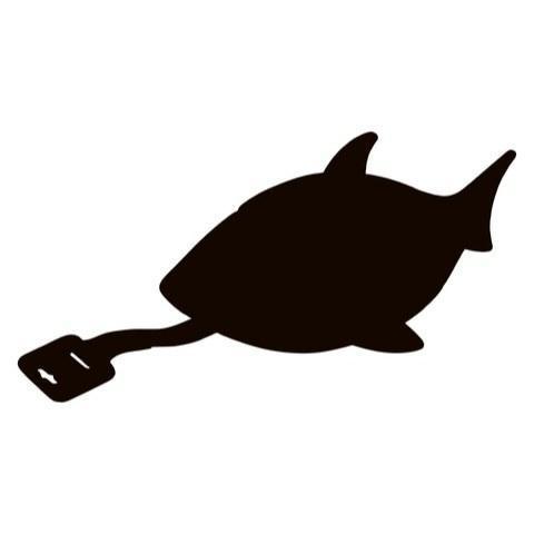 6A516『現貨』鯊魚造型捲尺 宿敵虎鯨登場   T-ARTS  扭蛋   轉蛋 