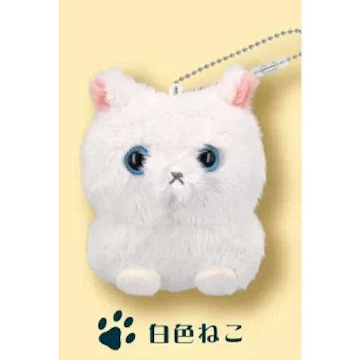 5A956『現貨』仿真眼珠貓咪絨毛吊飾  夢屋  扭蛋   轉蛋 