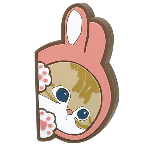 1A936『現貨』貓福珊迪探頭軟膠磁鐵 KITAN 扭蛋 轉蛋 