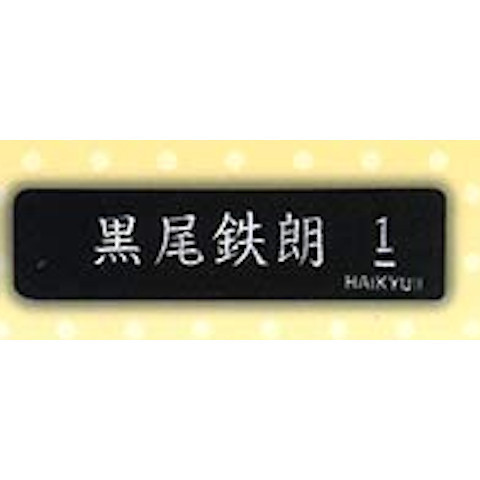 4A118『現貨』排球少年角色名字髮帶 Kcompany 扭蛋 轉蛋 