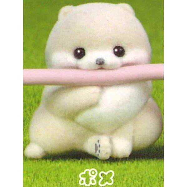 1A813『現貨』咬咬子犬充電線公仔 YELL 扭蛋 轉蛋 