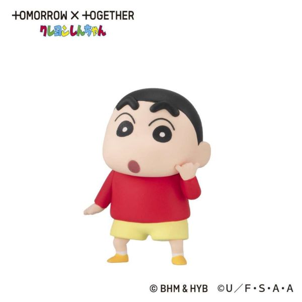 3A480『現貨』TXT蠟筆小新排隊公仔 BANDAI 扭蛋 轉蛋 