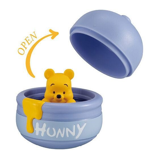 2A158『現貨』小熊維尼蜂蜜罐戒指 多彩篇 BANDAI 扭蛋 轉蛋 