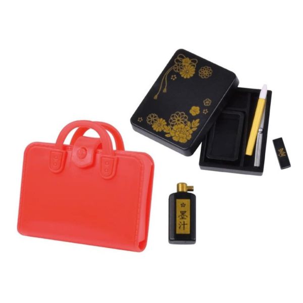 2A659『現貨』校園課桌椅&書法包 Tarlin 扭蛋 轉蛋 