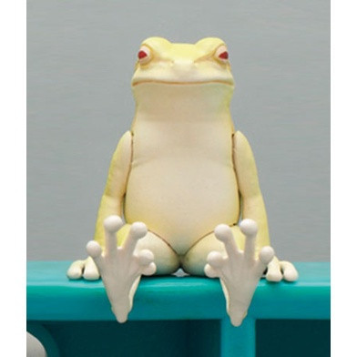 egb339『現貨』不可思議動物P3-坐姿蛙 扭蛋 轉蛋 