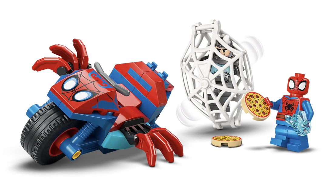 『現貨』LEGO 11206 4+ Themes 蜘蛛人騎摩托車大戰犀牛人 盒組 