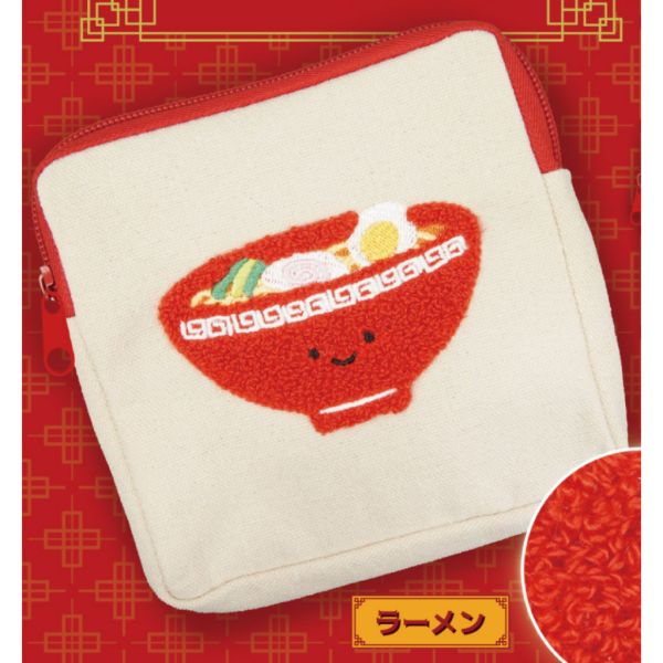 3A868『現貨』笑咪咪中華料理小物包 Qualia 扭蛋 轉蛋 