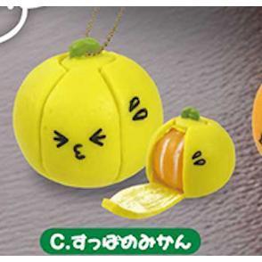 5A544『現貨』捏捏插畫橘子吊飾   ToysSpirits   扭蛋   轉蛋 