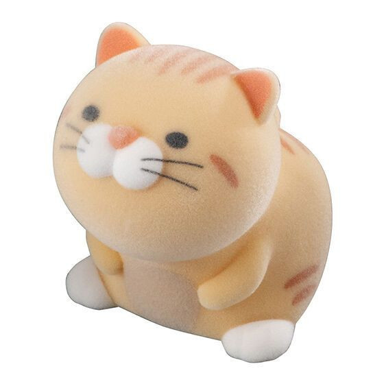 2A295『現貨』Q彈饅頭植絨貓貓 BANDAI 扭蛋 轉蛋 