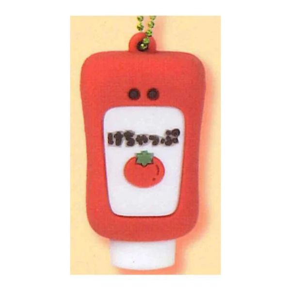 2A409『現貨』圓眼速食店立體軟膠吊飾 YELL 扭蛋 轉蛋 