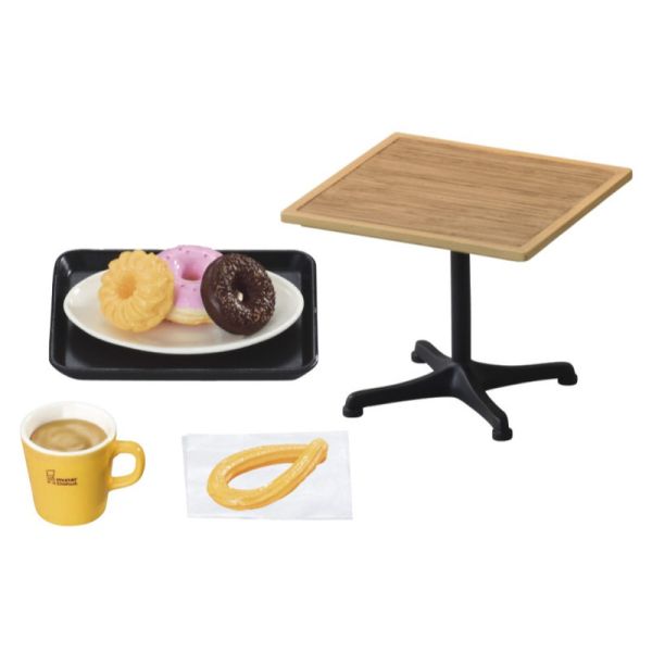 R360『現貨』Mister Donut 幸福的甜甜圈場景組 RE-MENT 盒玩 