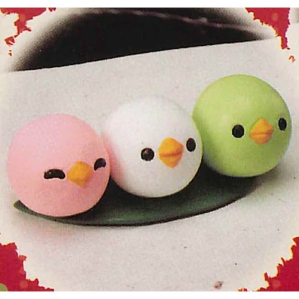 1A932『現貨』動物愛好系列-麻糬動物們與和菓子的溫暖時光 Standstones 扭蛋 轉蛋 