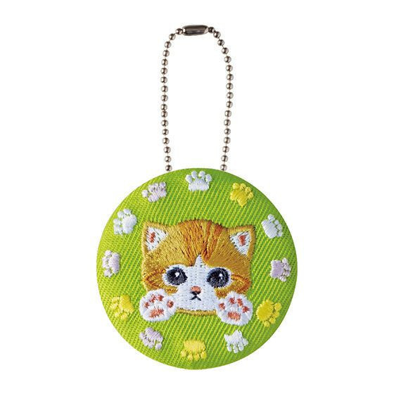 2A598『現貨』貓福珊迪刺繡吊飾 BANDAI 扭蛋 轉蛋 