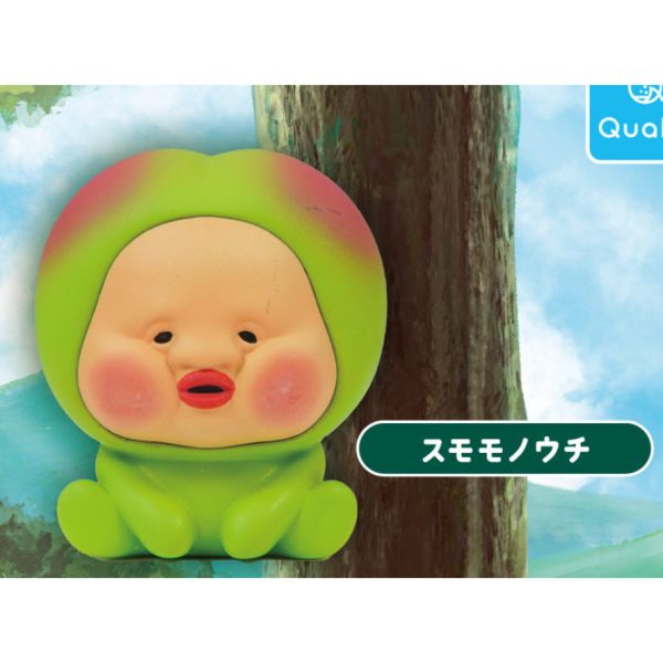 3A785『現貨』醜比頭軟膠公仔 Qualia 扭蛋 轉蛋 