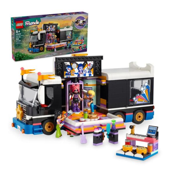 『現貨』LEGO 42619 Friends-流行巨星音樂巡演巴士 盒組 