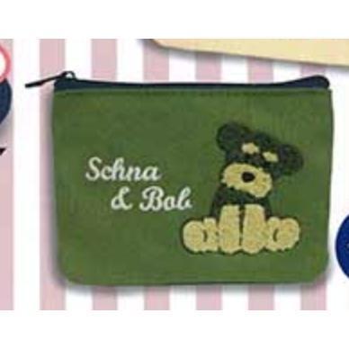 5A246『現貨』雪納與鮑伯刺繡小物包  AMUSE 扭蛋   轉蛋 