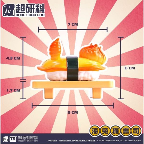 R219『現貨』超研科RFL-01盲盒公仔第1彈 ( 怪奇海味壽司篇 ) 盒玩 盲盒 