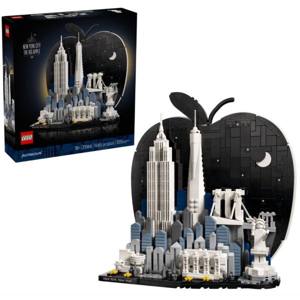 『現貨』  LEGO 21066	Rest (Adults)-紐約－大蘋果    盒組 