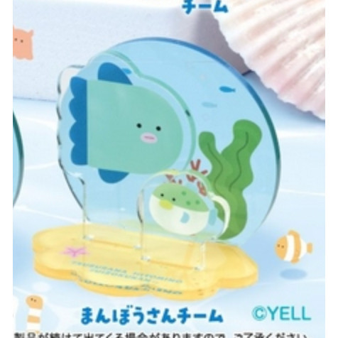 1A910『現貨』圓眼水族館情景壓克力立牌 YELL 扭蛋 轉蛋 