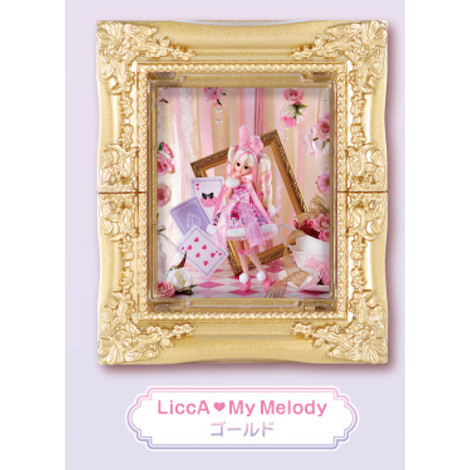 2A432『現貨』莉卡娃娃 美樂蒂&酷洛米相框收藏 T-ARTS 扭蛋 轉蛋 