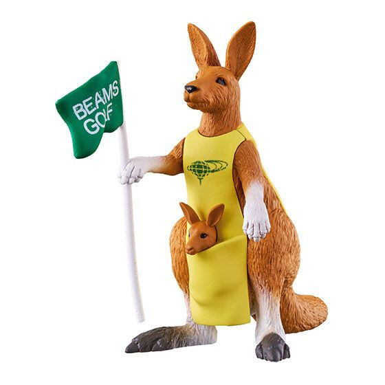 4A085『現貨』BEAMS GOLF動物高爾夫公仔 BANDAI 扭蛋 轉蛋 