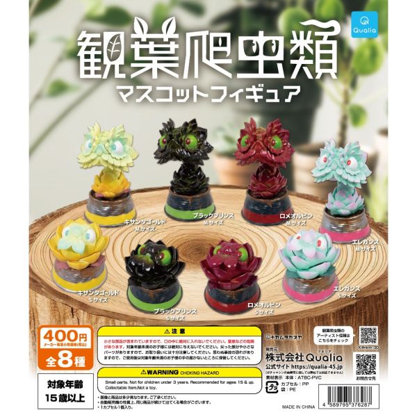 2A451『現貨』觀葉爬蟲類公仔 Qualia 扭蛋 轉蛋 