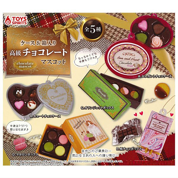 1A224『現貨』禮盒裝高級巧克力吊飾 ToysSpirits 扭蛋 轉蛋 