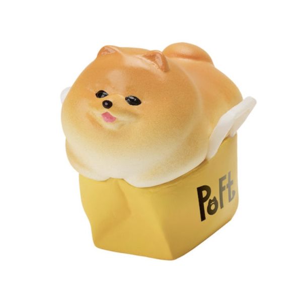 egb347『現貨』動物愛好系列-散步博美公仔 扭蛋 轉蛋 