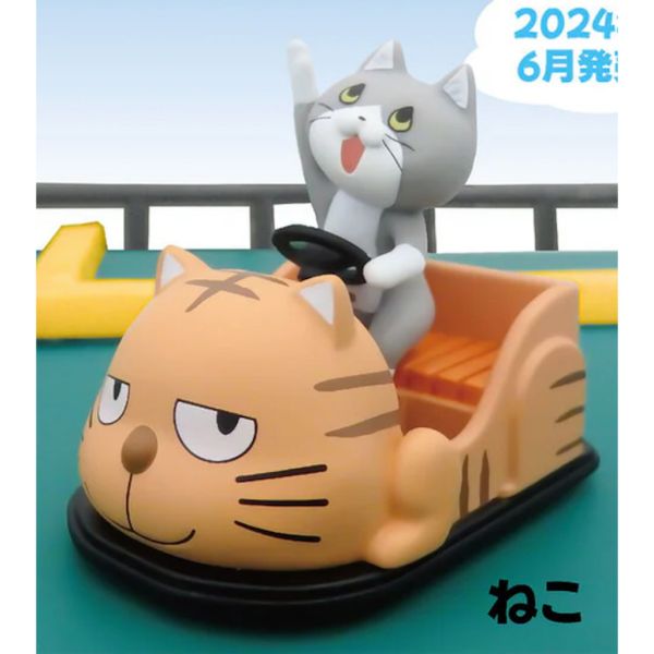 3A086『現貨』遊樂園動物回力車 ToysCabin 扭蛋 轉蛋 