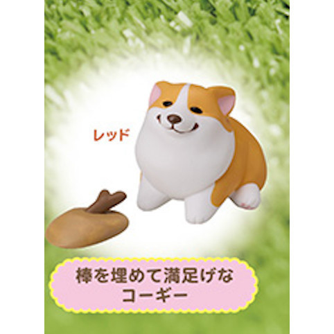 4A166『現貨』散步柯基 Standstones 扭蛋 轉蛋 