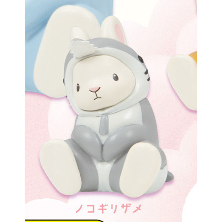 3A249『現貨』鯊魚兔兔公仔 Qualia 扭蛋 轉蛋 