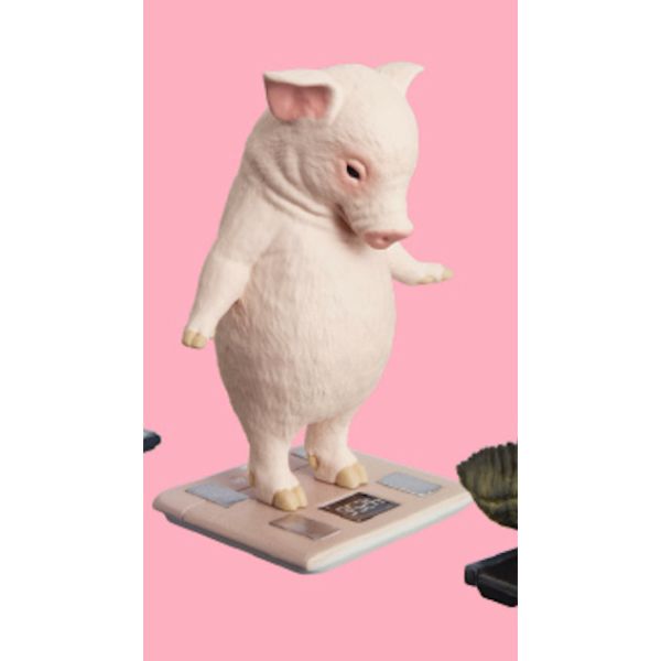 2A912『現貨』站上TANITA 體重計的動物們P2 T-ARTS 扭蛋 轉蛋 