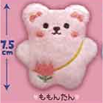 3A087『現貨』野餐小熊毛絨玩偶 AMUSE 扭蛋 轉蛋 