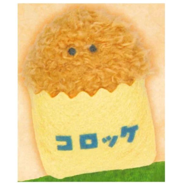 2A209『現貨』圓眼家常菜絨毛別針-上午10點篇 YELL 扭蛋 轉蛋 