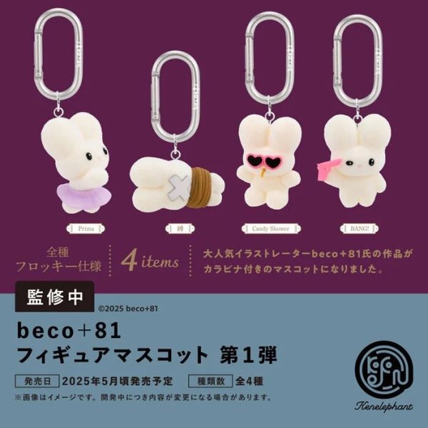 4A258『現貨』 beco＋81公仔吊飾P1 Kenelephant 扭蛋 轉蛋 