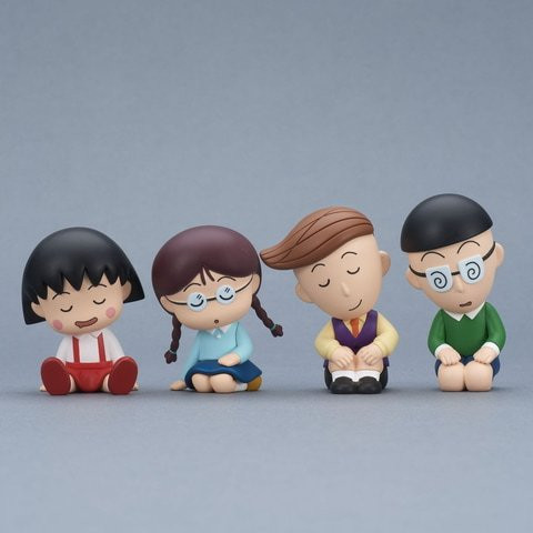 2A442『現貨』櫻桃小丸子倚肩公仔 T-ARTS 扭蛋 轉蛋 