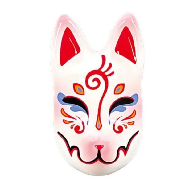 2A499『現貨』花面狐狸面具吊飾P9 SO-TA 扭蛋 轉蛋 